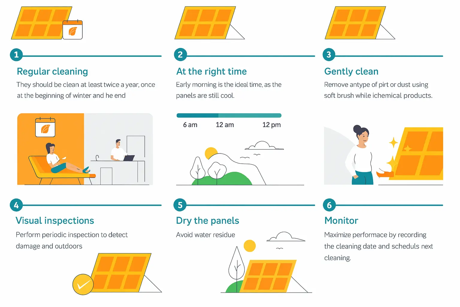 solar panel maintenance tips