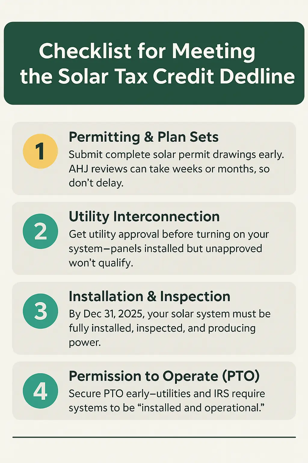 The Federal Solar Tax Credit Ends in 2026